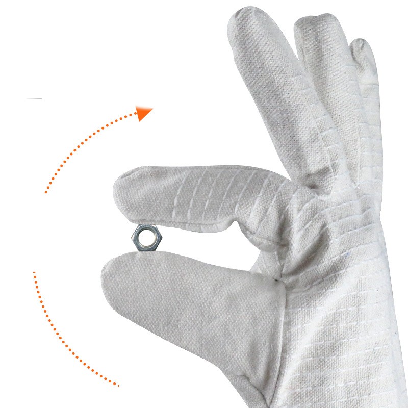Labor Protection Extended Canvas Gloves