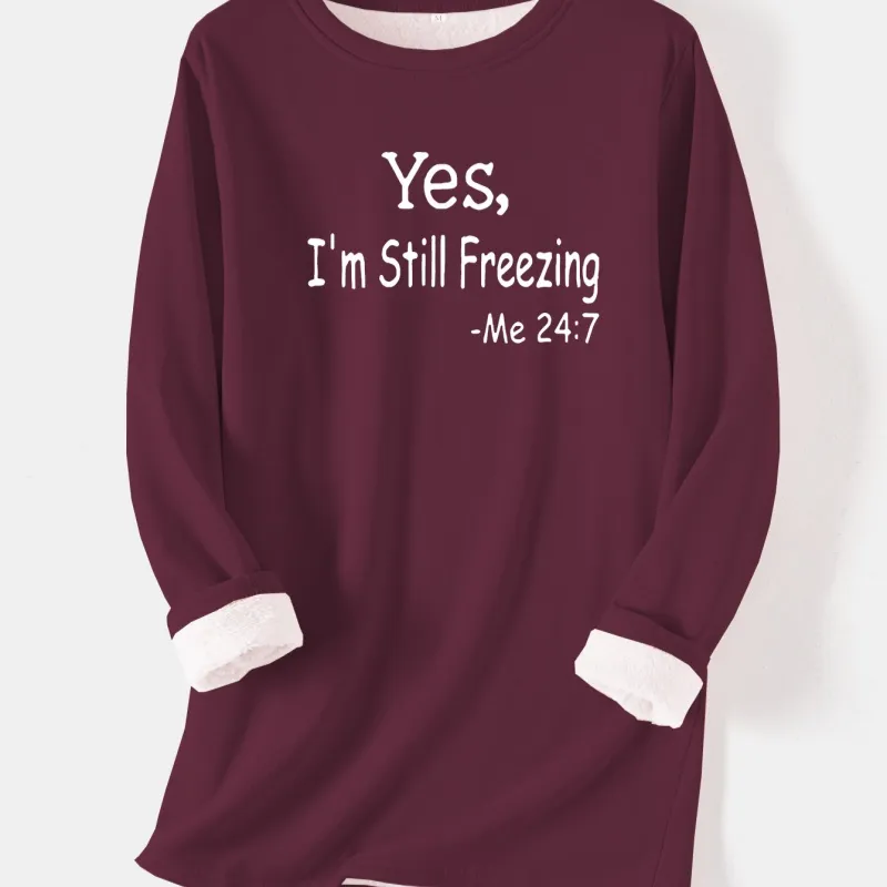 Women's Fleece Warm Base Layer Printing - Wine Red