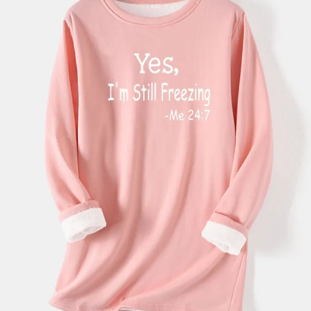 Women's Fleece Warm Base Layer Printing Pink - Shop at LoveMi