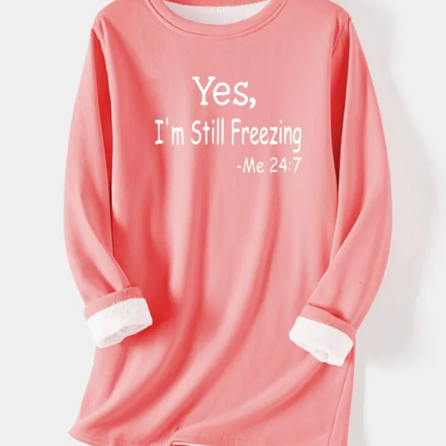 Women's Fleece Warm Base Layer Printing Orange Red - Shop at LoveMi