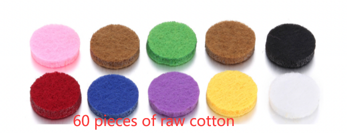 60pcs of raw cotton