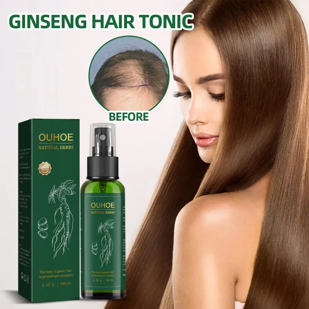 Ginseng Hair Growth Liquid Spray to Prevent Loss