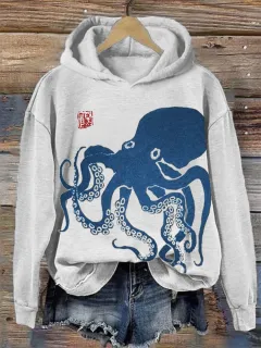 Women's Hooded Oversized Casual Hoodie - Yp23105151318 No Bag-Xl - View 1