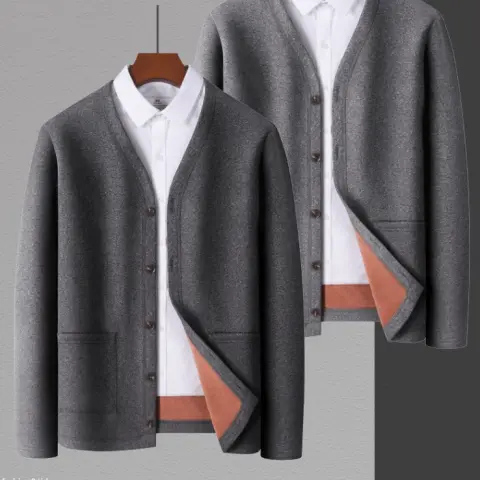 Middle-aged and Elderly People Long SleeveBuckle
