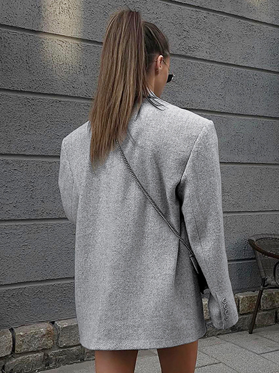 Woolen Suit Coat Loose Autumn And Winter