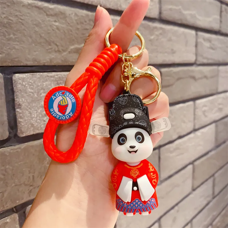 Fashionable Simple Panda Doll Keychain Pendant - Officials