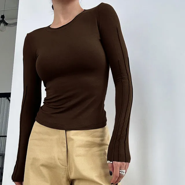 Casual And Comfortable Underlay Shirt Brown - Shop at LoveMi