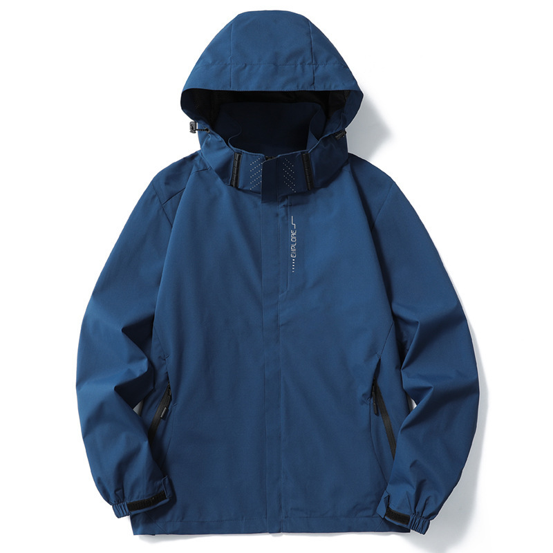 Mens denim blue single layer