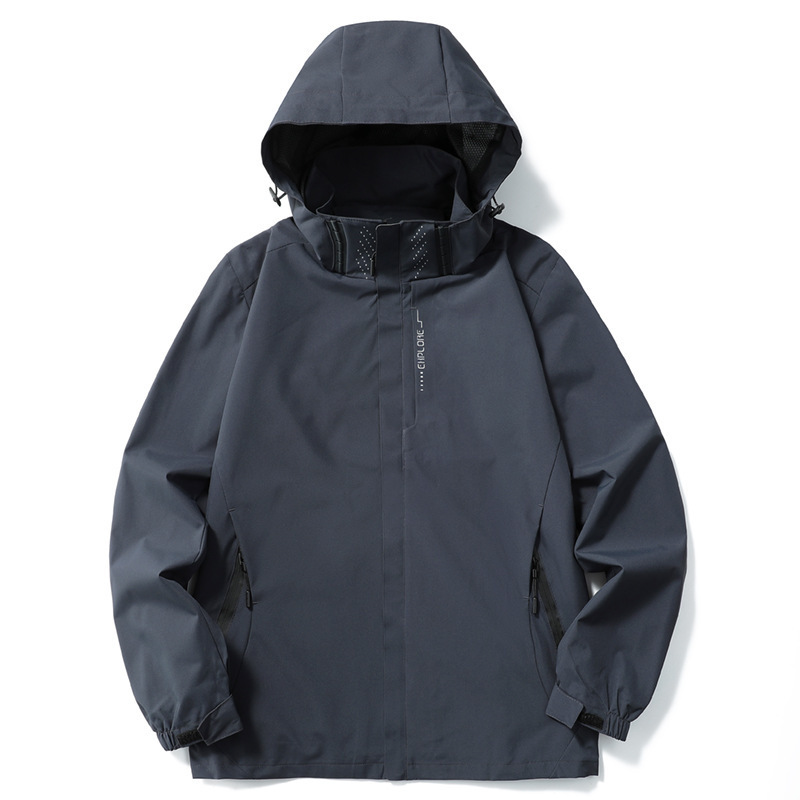 Mens Dark Grey Single Layer