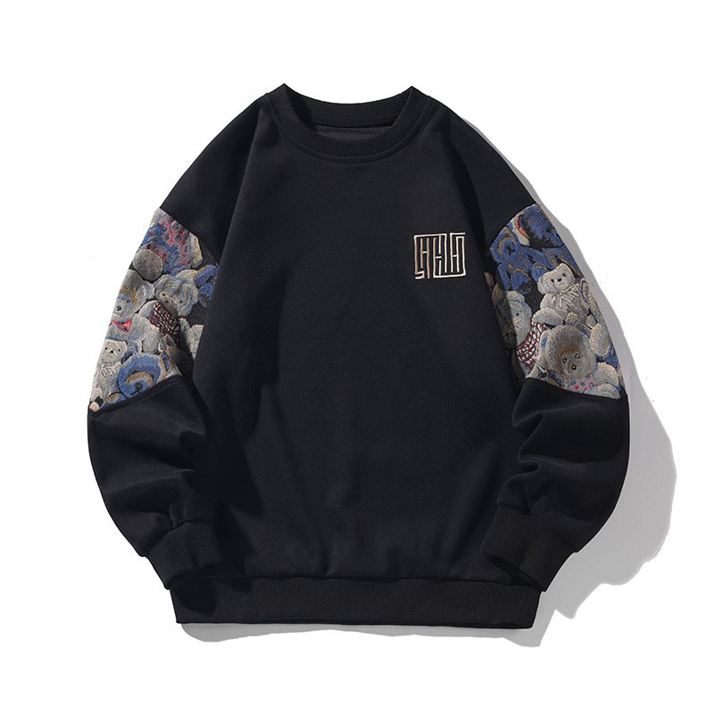 Men's Round Neck Sweater Pullover Jacket