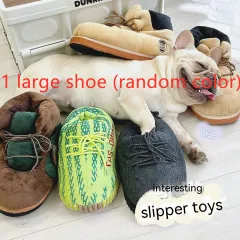 Shoes Big Dog Plush Toy Cat Pillow - Random Color - View 1
