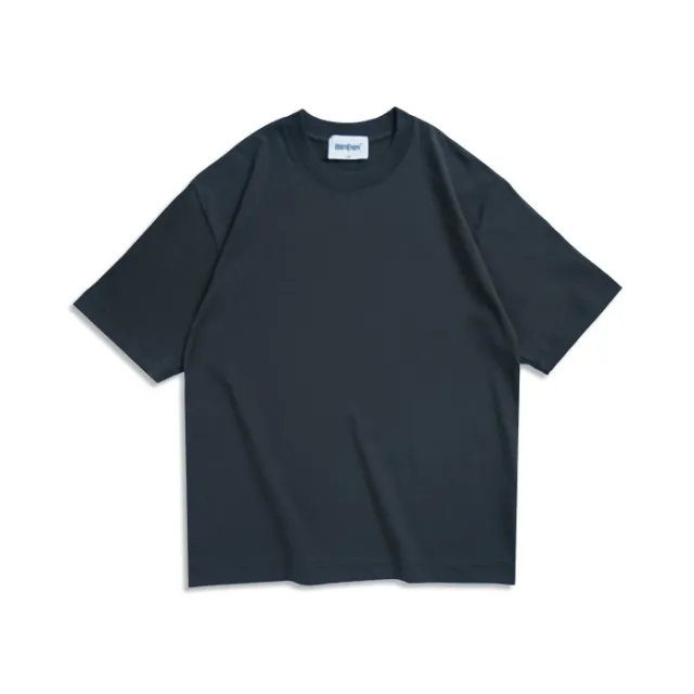 Japanese Heavyweight Loose Short Sleeve T shirt Academy Style Dark Grey - Shop at LoveMi