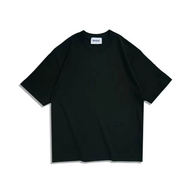 Japanese Heavyweight Loose Short Sleeve T shirt Academy Style Black - Shop at LoveMi