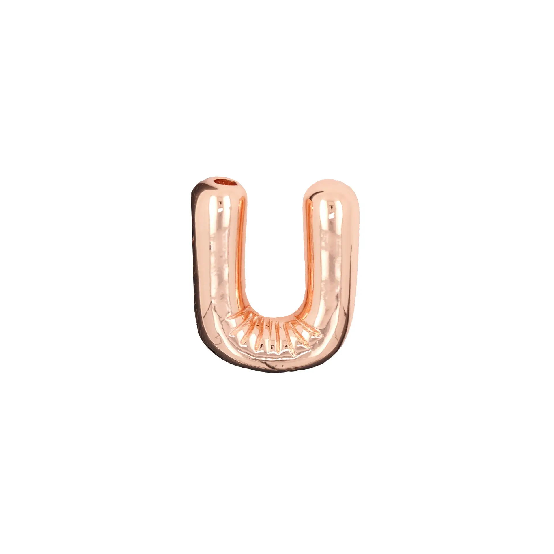 Glossy Letters Copper Pendant Necklace