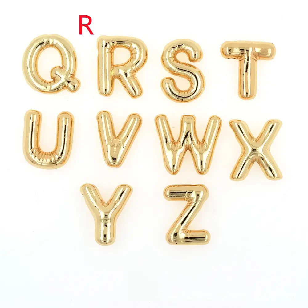 Glossy Letters Copper Pendant Necklace