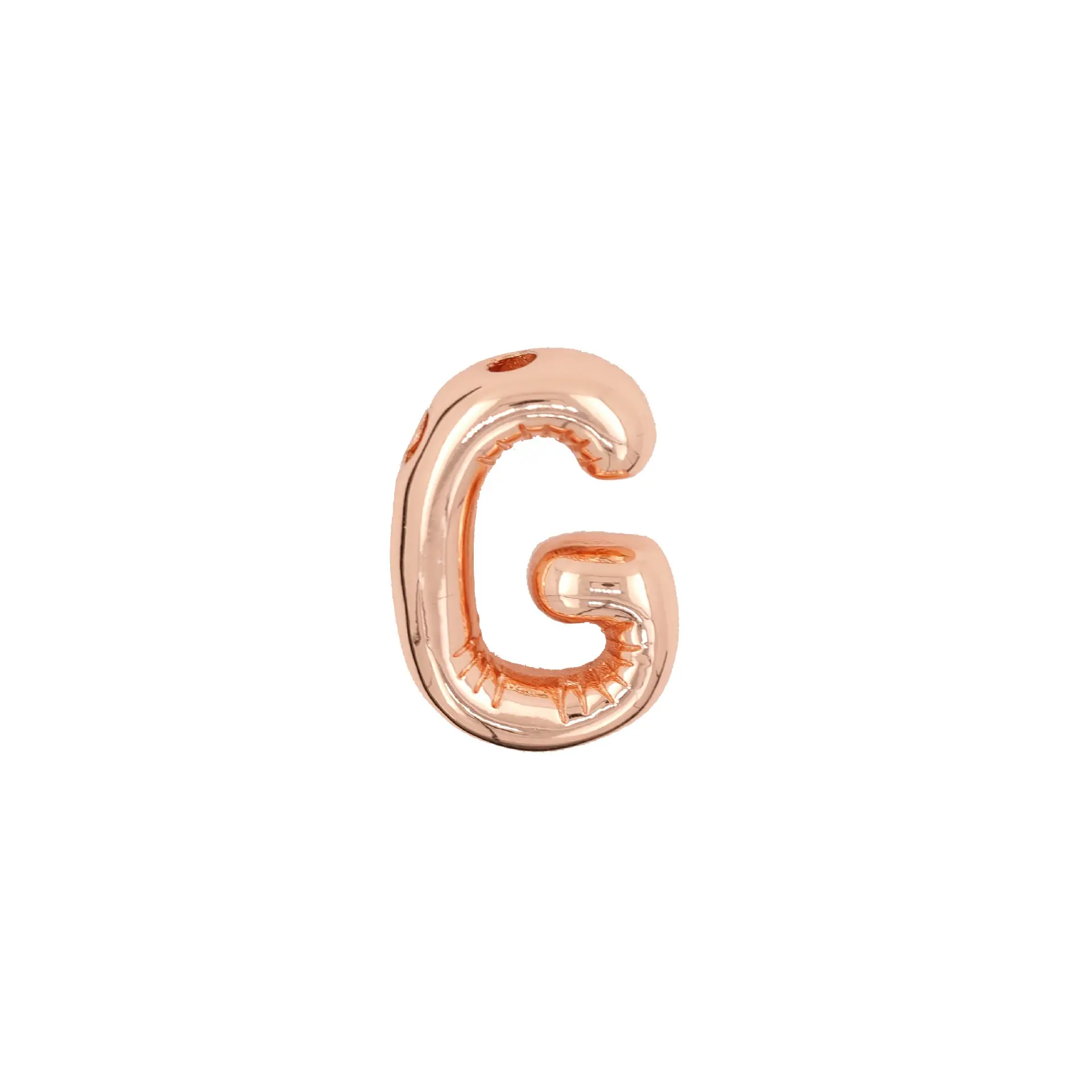 Glossy Letters Copper Pendant Necklace