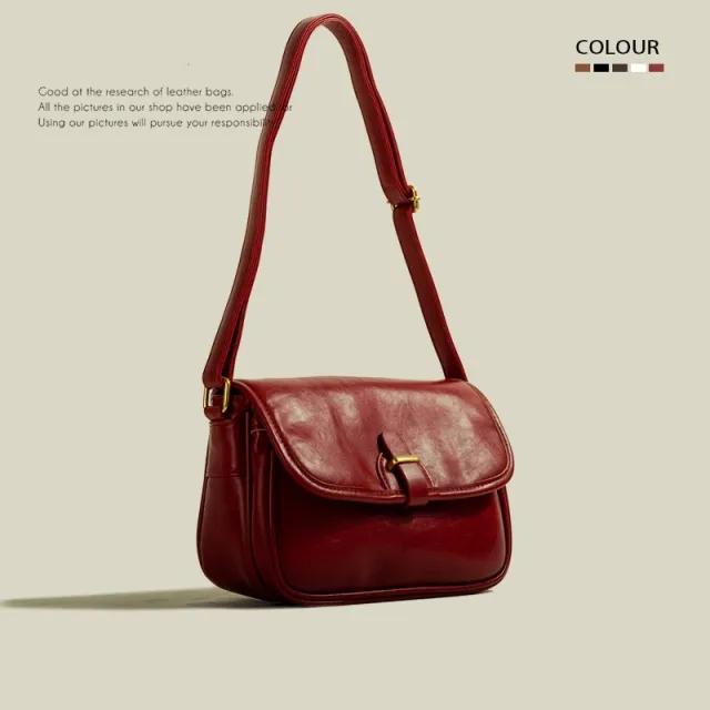 Large Capacity Commuter Crossbody Messenger Bag Red - Shop at LoveMi