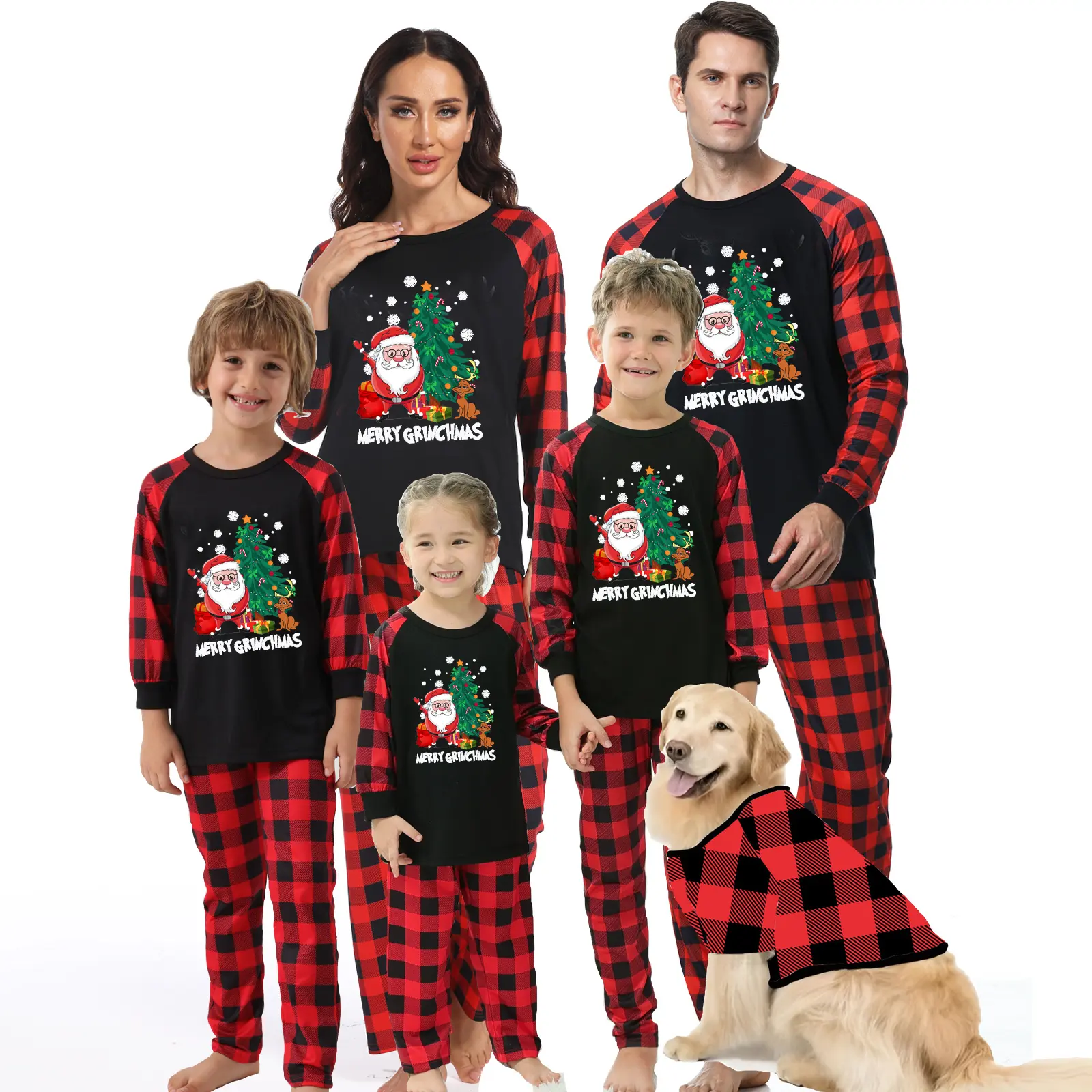 Christmas Parent-child Wear Family Pack Homewear Pajamas