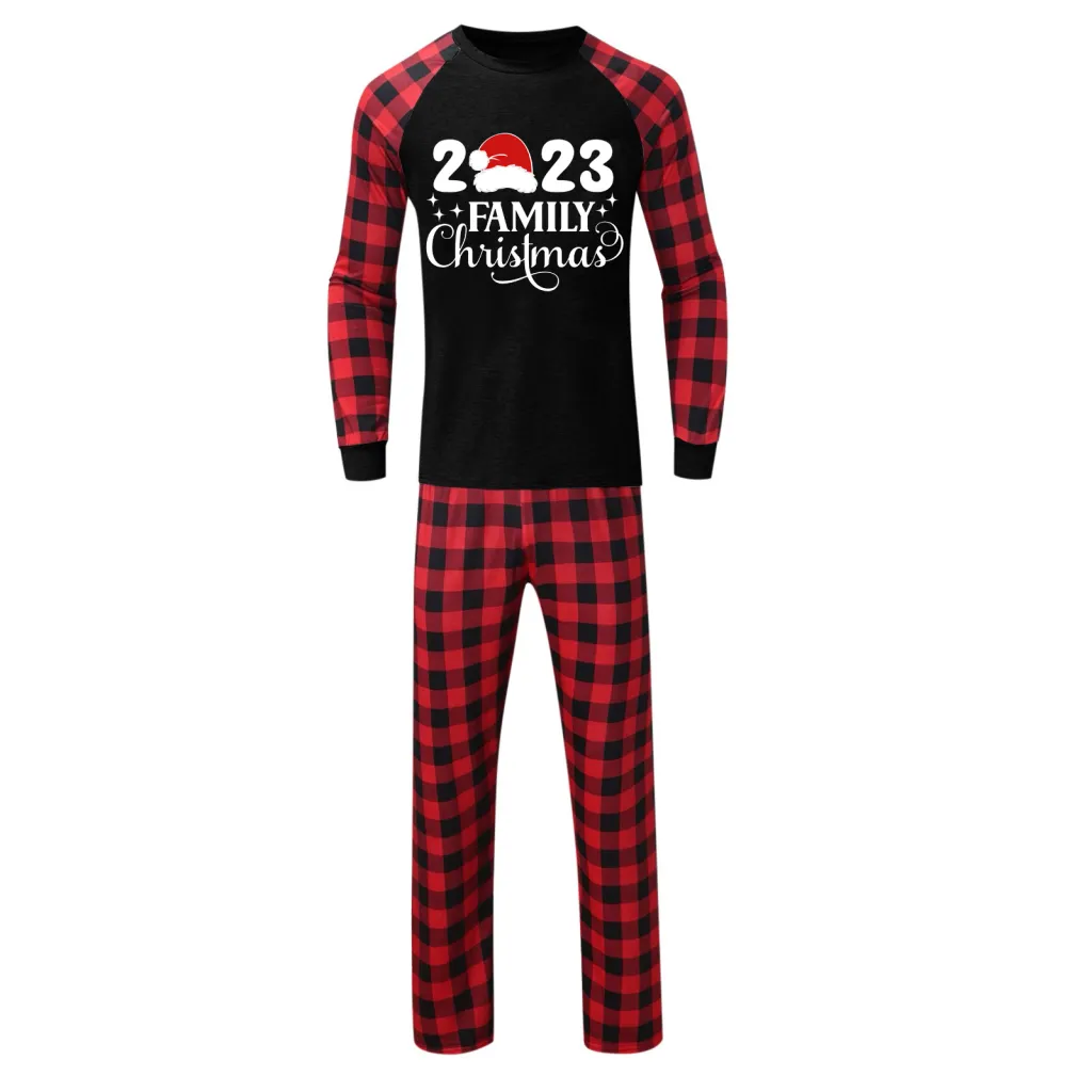 Christmas Parent-child Wear Homewear Pajamas Suit - Jjfa01 248-Dad 2Xl