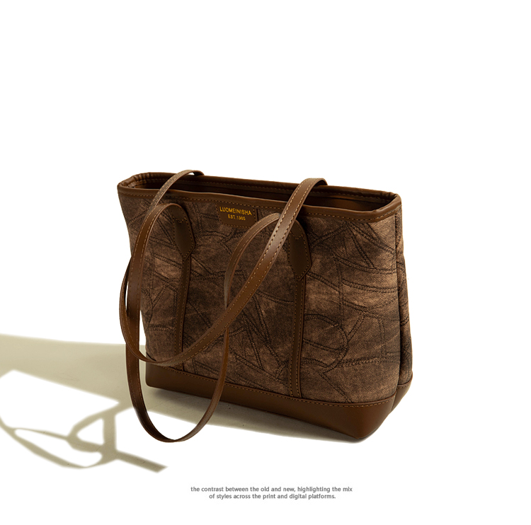 Large Capacity Rhombus Simple Tote Bag Women — foto 5