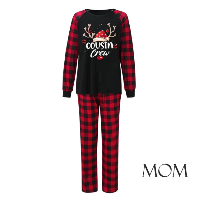 Christmas Parent child Wear Family Pack Homewear Pajamas Suit Jjfa01 2221 Mom Xl - Shop at LoveMi
