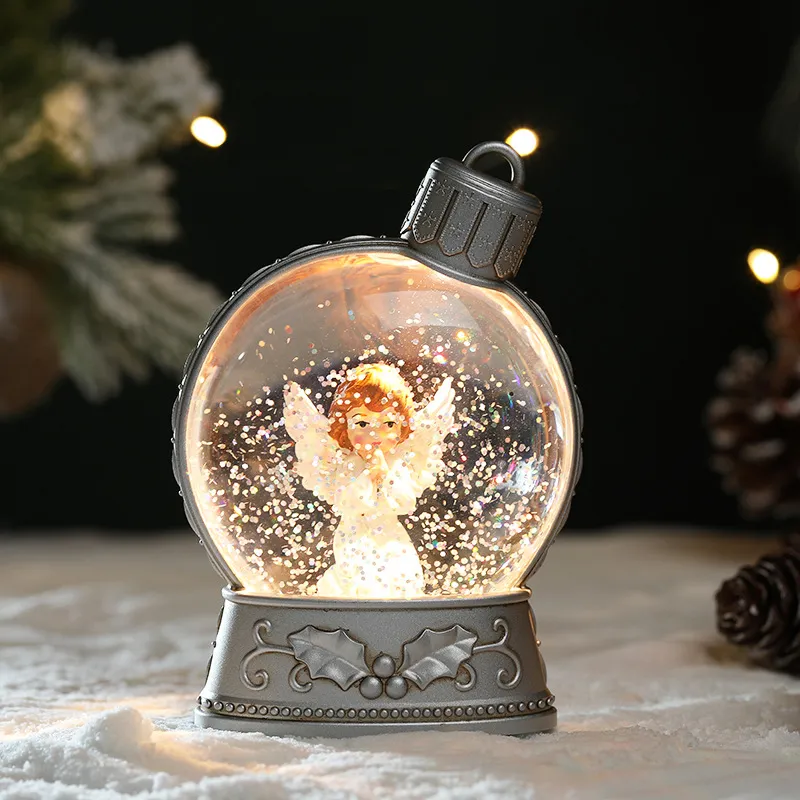 Christmas Holiday Decorations Luminous Simulation Flat Light LED Decoration Scene Layout Flame Light Home Decor – image 5