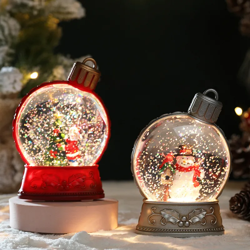 Christmas Holiday Decorations Luminous Simulation Flat Light LED Decoration Scene Layout Flame Light Home Decor – image 4