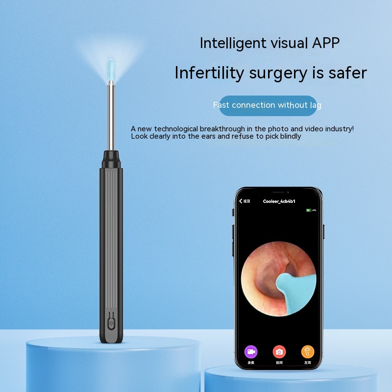 Waterproof And Clean HD Visual Earpick Wireless Endoscope