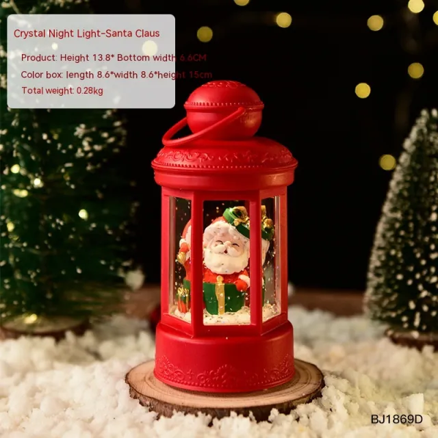 Creative Santa Claus Storm Lantern Creative Small Night Lamp Santa Claus - Shop at LoveMi