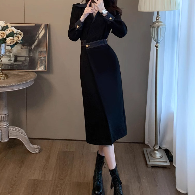 Slimming High-grade French Dress Base Skirt