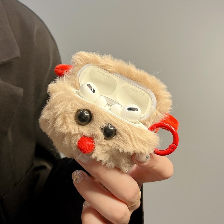 Plush Christmas Elk Bluetooth Wireless Earphone Case