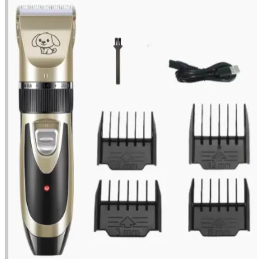 USB Rechargeable Electric Pet Clipper Razor Set Low Noise Pet Hair Trimmer A Style - Shop at LoveMi
