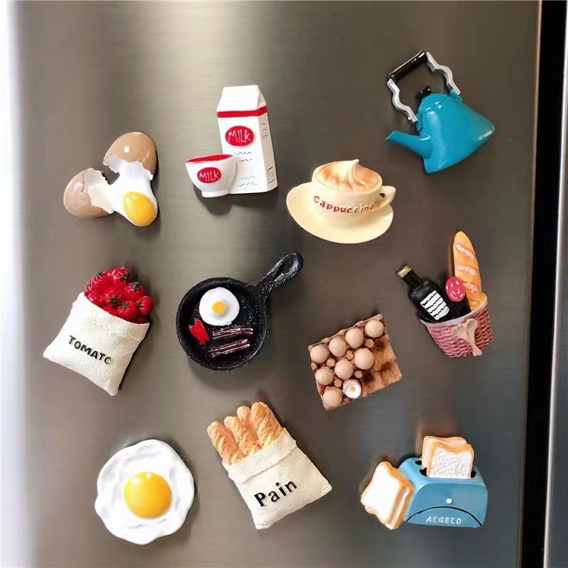Refridgerator Magnets Stereo Simulation Food Small Decoration - Image 12