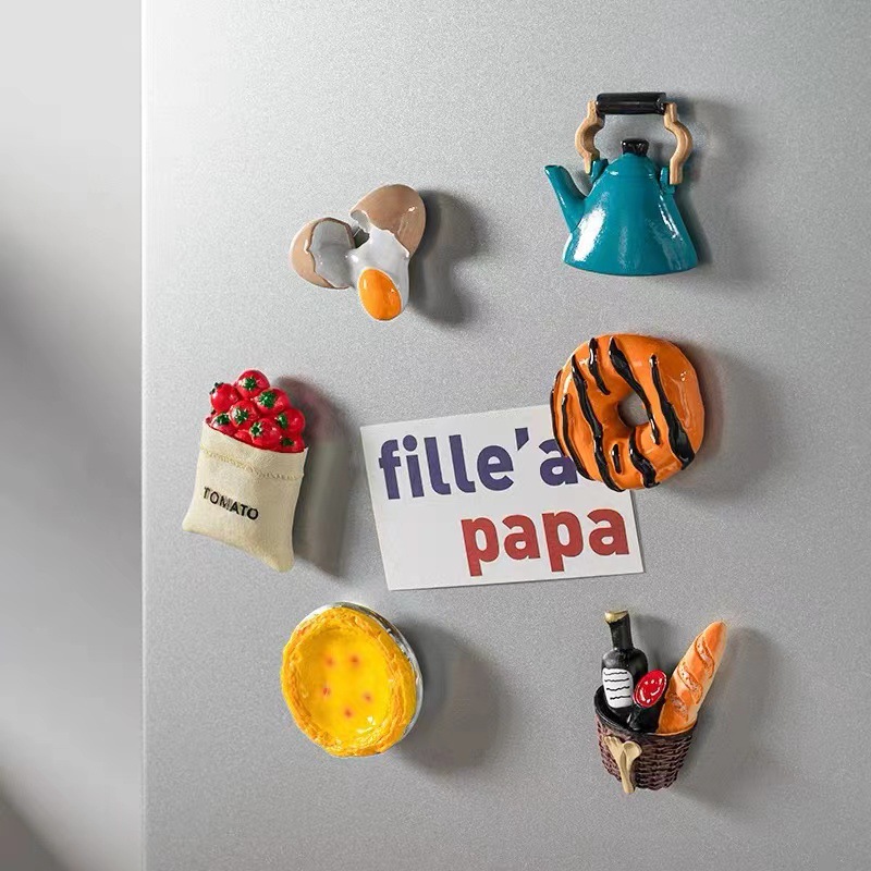 Refridgerator Magnets Stereo Simulation Food Small Decoration - Image 3