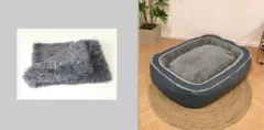 Pet Dog Bed Warming Soft Sleeping Bag Cushion Puppy Kennel - Set1 - View 1