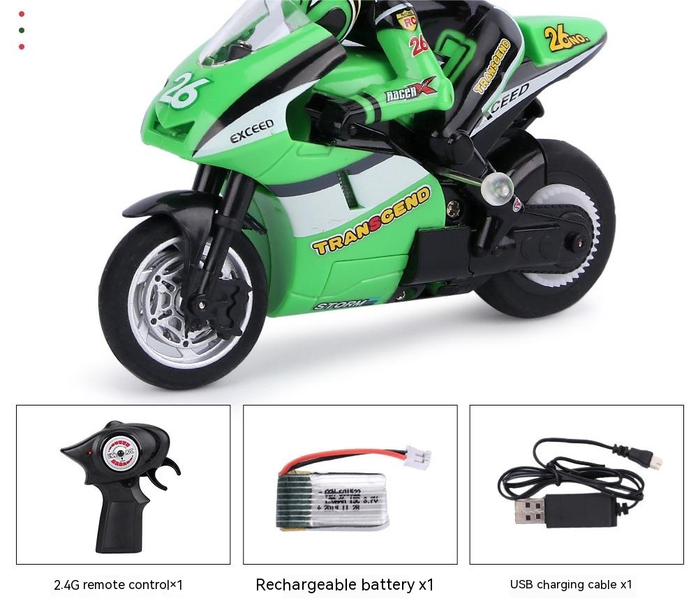 Green Motorcycle