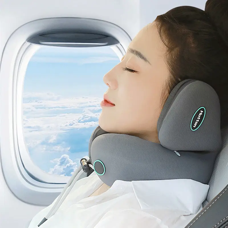 Noise Reduction Pillow U-shaped Travel Massage