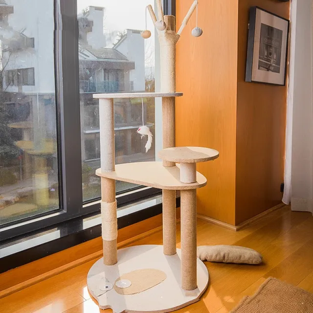Cat Climbing Frame Large Integrated Shelf Cat Tree Upgrade - Shop at LoveMi