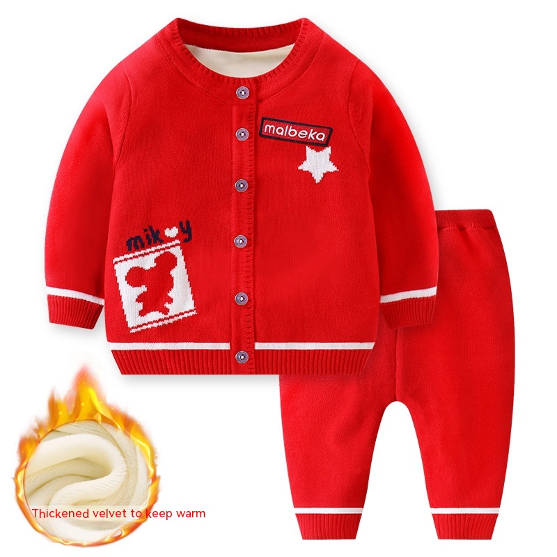 2204 Fleece Lined Red