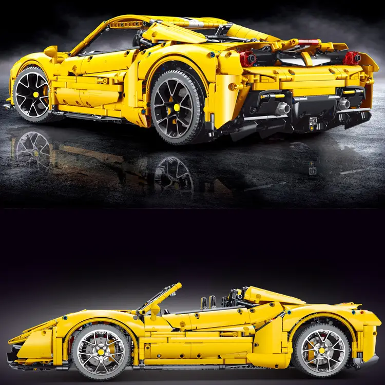 Car Model Children's Assembly Plastic Building Blocks Boy Toy Car