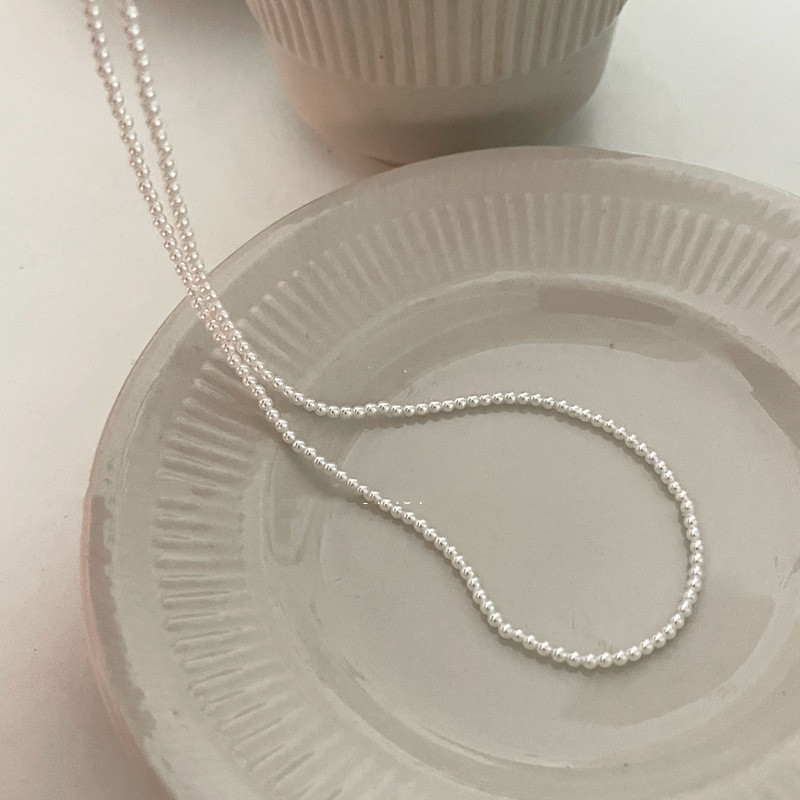 Rice pearl necklace