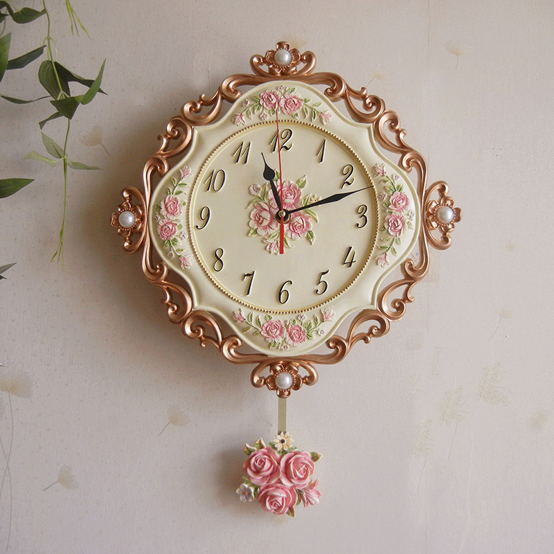 Resin Wall Clock, Silent Movement, picture 2 of 4