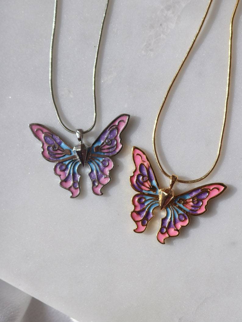 Korean Style Cold Color Saturated Necklace