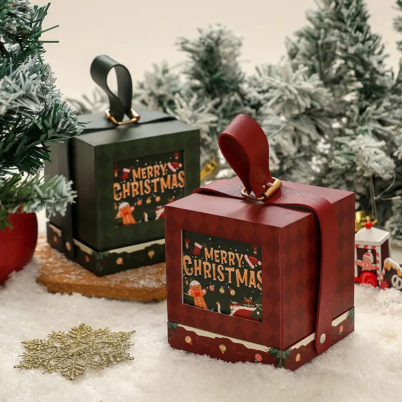 Christmas Gift Box Portable Decorative Packing