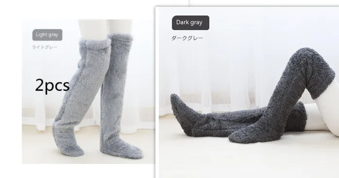 Winter Warm Cold Leg Knee Joint Cold-proof Stockings Home Floor Sleeping Socks - Suit31