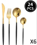 Black Gold 24Pcs Set