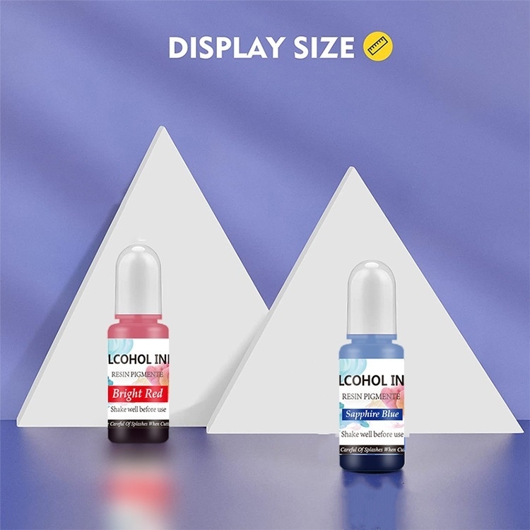 Cross-border Manufacturers Crystal Glue Use Hair Dye Diffusion Color Concentrate Color Rendering 3D Blooming Fluid Alcohol Ink - Image 3