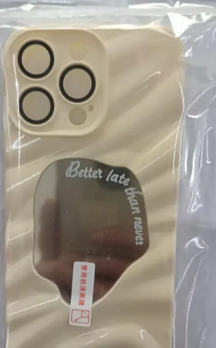 Mirror Water Ripple Is Suitable For 14ProMax Mobile Phone Case