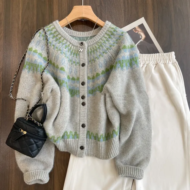 Women's Spring And Autumn Thickened Design Sense Niche Idle Style Knitted Coat - Shop at LoveMi