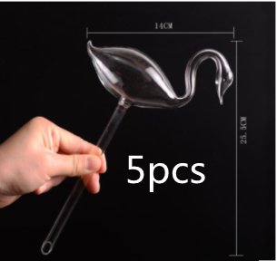 Glass Automatic Self Watering Bird Watering Cans Flowers Plant Decorative Clear Glass Watering Device Houseplant